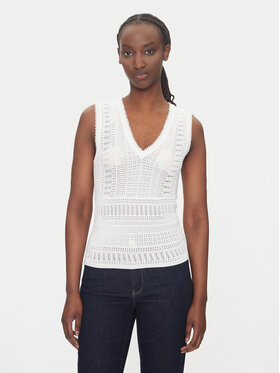 Morgan Morgan Top 242-MUSHU Alb Slim Fit
