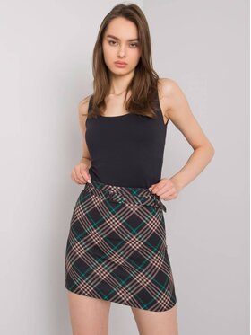 ITALY MODA ITALY MODA Spódnica 202314 Czarny Regular Fit