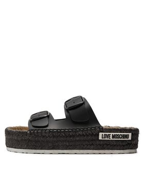 LOVE MOSCHINO Espadrile JA28233G0IIAX000 Crna