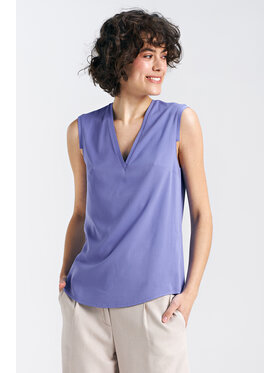 NIFE NIFE Bluzka B161 Fioletowy Regular Fit
