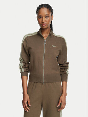 adidas adidas Кардиган Firebird KS7365 Темно-бежевий Slim Fit