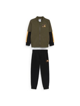 Diadora Diadora Komplet dresowy JB. TRACKSUIT FZ TWISTER Zielony Regular Fit