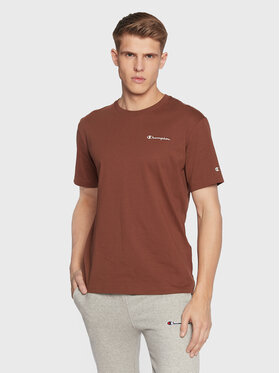 Champion Champion T-Shirt 217921 Brązowy Regular Fit