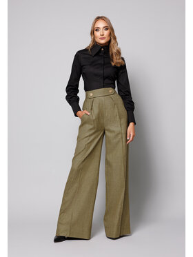 Kasia Zapała Kasia Zapała Koszula Giula Czarny Slim Fit