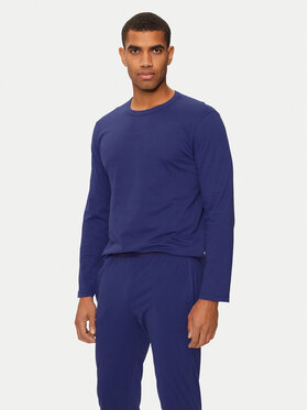 United Colors Of Benetton United Colors Of Benetton S dlouhým rukávem 30964M017 Modrá Slim Fit