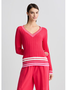 Liu Jo Liu Jo Kardigan TA5087MS36LC3595 Czerwony Regular Fit