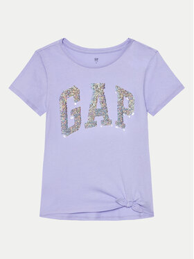 Gap Gap T-shirt 886009 Ljubičasta Regular Fit