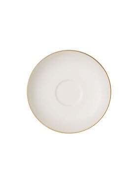 Villeroy & Boch Villeroy & Boch Spodek do filiżanki Villeroy & Boch Anmut Gold Biały
