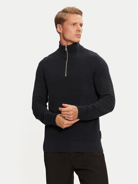 Marc O'Polo Marc O'Polo Sweter 428 5025 60308 Granatowy Regular Fit