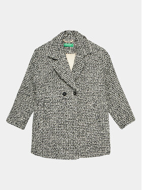 United Colors Of Benetton United Colors Of Benetton Cappotto di lana 2I20CN041 Grigio Regular Fit