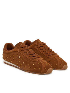 Tommy Hilfiger Tommy Hilfiger Sportcipők Th Bella Low Profile Studs FW0FW09882 Barna