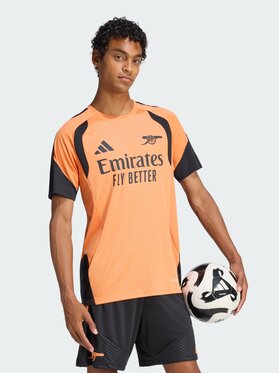adidas adidas Koszulka techniczna 169140 Pomarańczowy Slim Fit