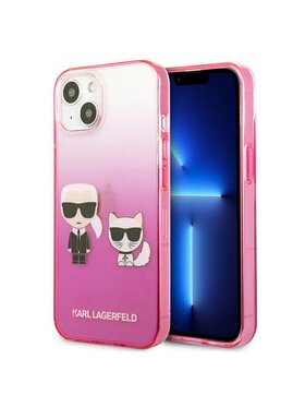 KARL LAGERFELD KARL LAGERFELD Etui na telefon iPhone 13 Mini Różowy