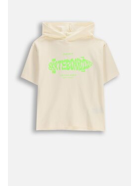 Coccodrillo Coccodrillo T-Shirt WC6144301TBJ-003 Kremowy Regular Fit