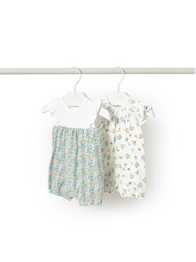 Mayoral Mayoral Set di 2 tutine romper 1749 Multicolore