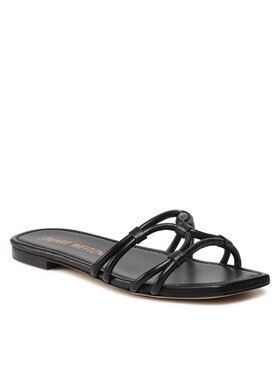 Stuart Weitzman Stuart Weitzman Papucs Wovenknotslidesandal SA616 Fekete