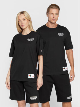 Champion Champion T-Shirt Unisex STRANGER THINGS 217791 Schwarz Custom Fit