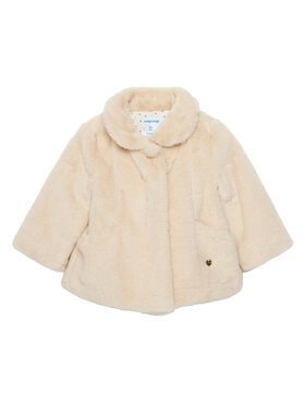 Mayoral Mayoral Шуба 2434 Бежевий Regular Fit