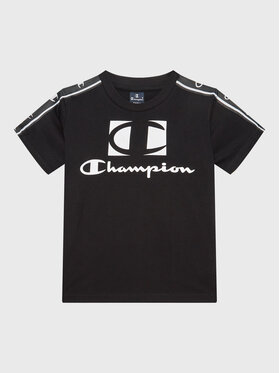 Champion Champion Tričko 306326 Čierna Regular Fit