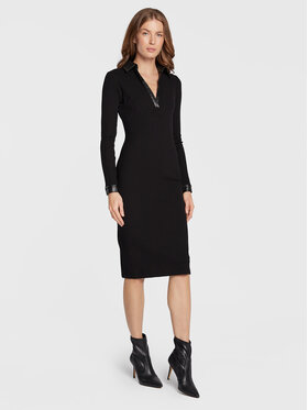 Guess Guess Hétköznapi ruha Yasmine W2BK76 K8RT2 Fekete Slim Fit