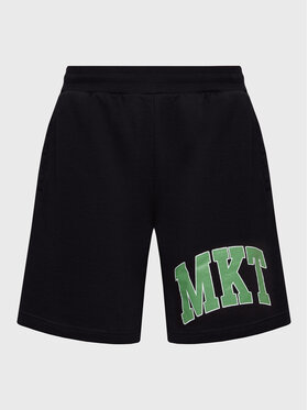 Market Market Szorty sportowe 395000594 Czarny Regular Fit
