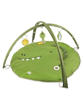 Trixie Baby Trixie Baby Mata dla dzieci Mata aktywizująca z pałąkiem - Dinozaur Zielony
