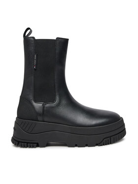 Tommy Jeans Tommy Jeans Chelsea cipele Tjw Chelsea Flatform Boot EN0EN02597 Crna
