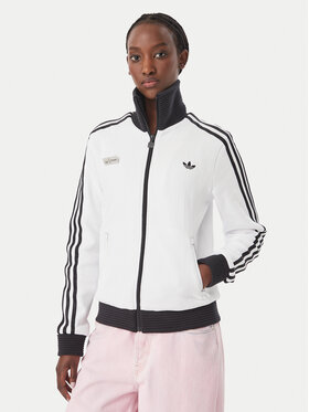 adidas adidas Mikina Adidas x Jennie Fan OG LD4966 Bílá Regular Fit
