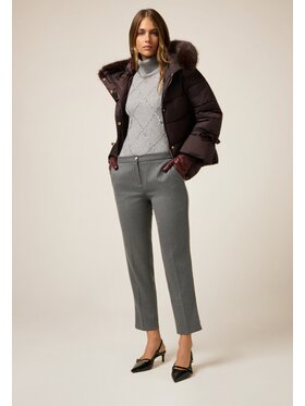 Oltre Oltre Pantaloni di tessuto P030R309193N0S3 Grigio Regular Fit