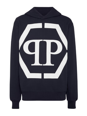 PHILIPP PLEIN PHILIPP PLEIN Mikina 459 Světle modrá Regular Fit