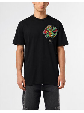 PHILIPP PLEIN PHILIPP PLEIN Tričko 31374 Čierna Regular Fit