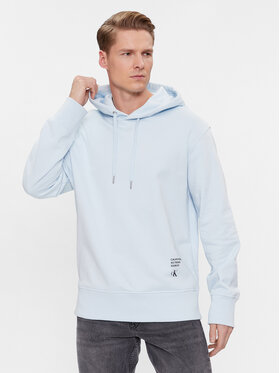 Calvin Klein Jeans Calvin Klein Jeans Mikina Modern Metals J30J324631 Světle modrá Regular Fit