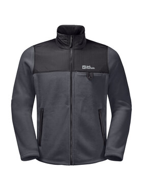 Jack Wolfskin Jack Wolfskin Polar Jack Wolfskin Dna Grizzly Fleece FZ M Czarny Regular Fit