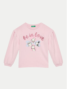 United Colors Of Benetton United Colors Of Benetton Bluză 32N4G10FX Roz Regular Fit