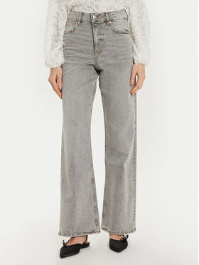 Gina Tricot Gina Tricot Blugi 22129 Gri Wide Leg