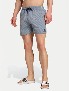adidas adidas Plaukimo šortai Seersucker Stripy JX2674 Tamsiai mėlyna Regular Fit