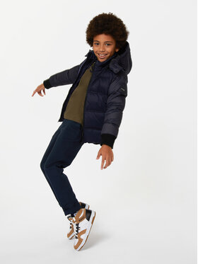 Boss Boss Kurtka puchowa J26525 D Niebieski Regular Fit
