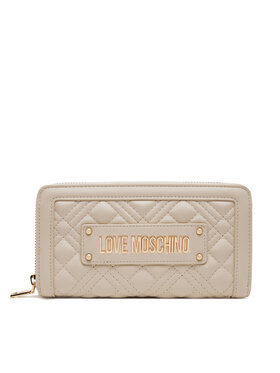 LOVE MOSCHINO LOVE MOSCHINO Duży Portfel Damski JC5600PP1MLA0110 Beżowy