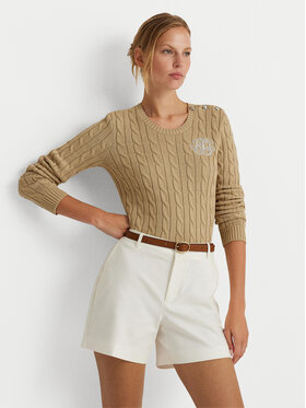 Lauren Ralph Lauren Lauren Ralph Lauren Svetr 200925325005 Béžová Slim Fit