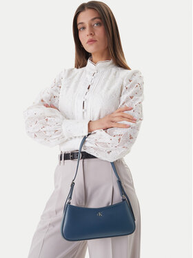 Calvin Klein Calvin Klein Torebka Ck Small Shoulder Bag LV04F3170G Granatowy