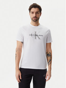 Calvin Klein Jeans Calvin Klein Jeans Тишърт LV040EM286 Бял Regular Fit