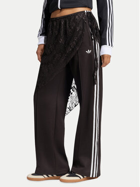 adidas adidas Sporta bikses 2In1 Firebird Loose Track Trousers With Lace Skirt LG4275 Brūns Relaxed Fit
