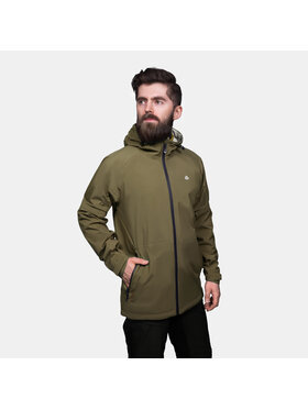 Alpinus Alpinus Kurtka przeciwdeszczowa Girdiman Khaki Regular Fit