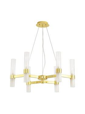 MIAhome MIAhome Lampa wisząca CANDELA-6 złota 70 cm Złoty