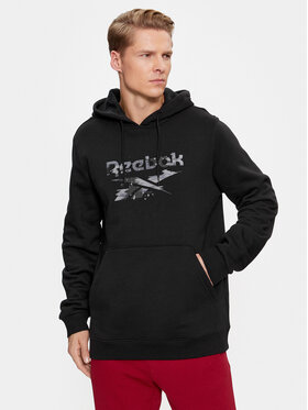 Reebok Reebok Pulóver RI Modern Camo HS7389 Fekete Regular Fit