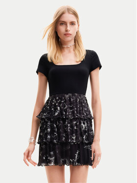 Desigual Desigual Повсякденна сукня San Francisco 24SWVK23 Чорний Regular Fit