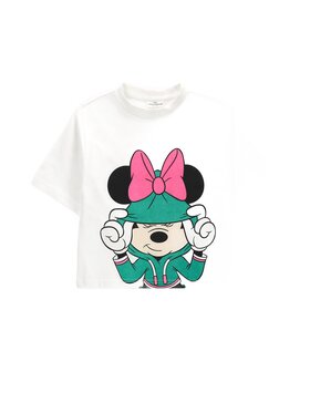 Coccodrillo Coccodrillo T-Shirt ZC6143205LGD-003 Kremowy Regular Fit