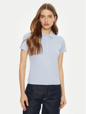 Guess Guess Polo marškinėliai W5RP47 KARS2 Mėlyna Regular Fit