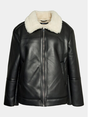 Gina Tricot Gina Tricot Giacca in similpelle 20499 Nero Regular Fit