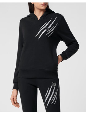 Plein Sport Plein Sport Bluza 14493 Czarny Regular Fit